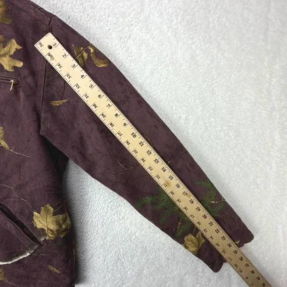 Carhartt Sierra Jacket Sherpa Womens Medium 102309 546 RealTree Camo Purple NWT - Picture 8 of 16